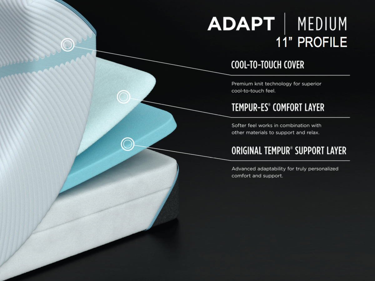 Tempur-Pedic Adapt Medium mattress - Blissful Sleep