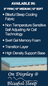 Cool Gel Memory Foam Ready for Delivery